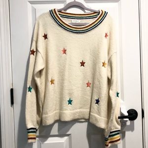 Multi-color star sweater from Storia
